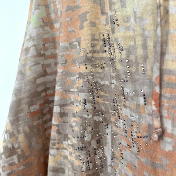 Chico's Zenergy Size 2 or Large Gemstone Jacket Blouse Shirt Top Fall Winter - Picture 6 of 9